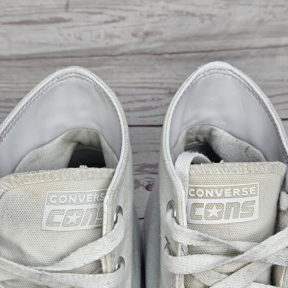 Converse Unisex Chuck Taylor All Star Pro HiTop All White Men 11.5/Women 13.5 - Picture 4 of 8